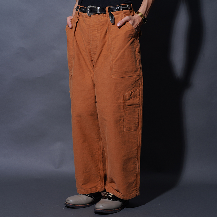 WEIRDO/ウィアード「WEIRDO? - UTILITY EASY PANTS / BROWN」ユーティリティパンツ