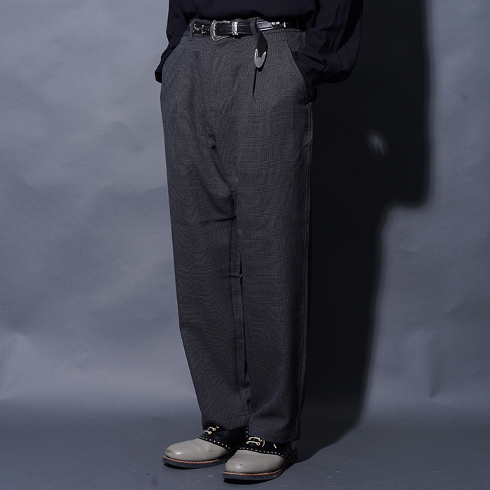 WEIRDO/ウィアード「WIND UP - TACK EASY PANTS / BLACK」タックイージースラックス