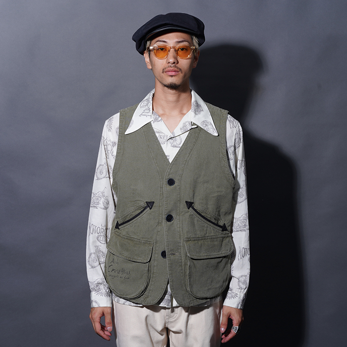 OC5307 /「THIRTEEN CROWS - TOOL VEST / OLIVE」ツールベスト