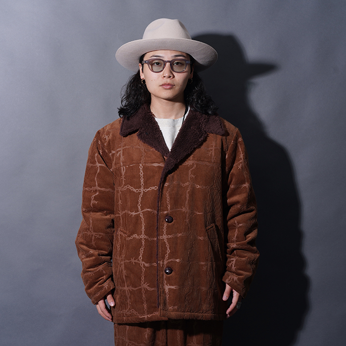 GSV5302 /「BARBED WIRE - RANCH COAT / BROWN」ランチコート