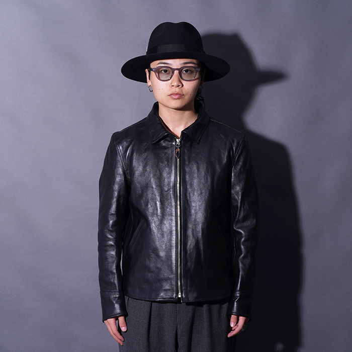 MOTOR / モーター「HORSE FRONT SINGLE SPORTS JACKET / BLACK