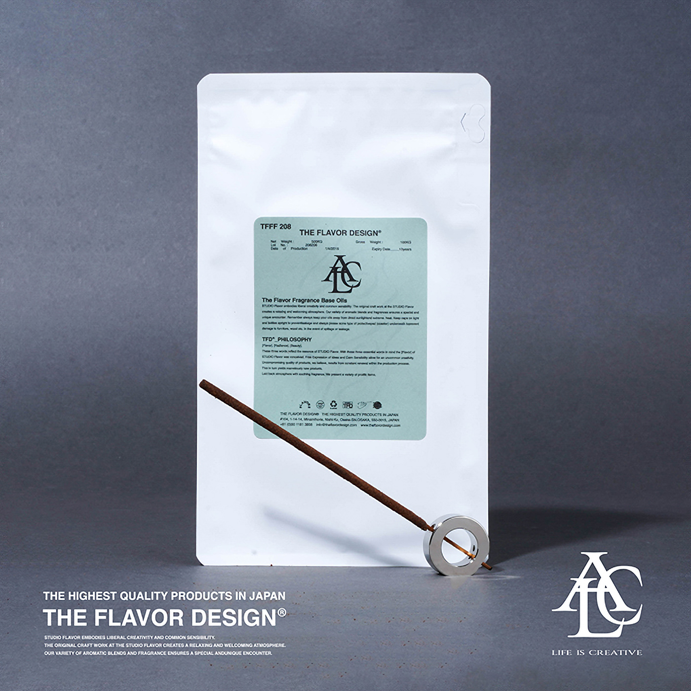 THE FLAVOR DESIGN × ALeC「Exclusive Fragrance Special Flavor Incense / VINYL」お香