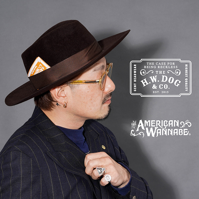 LIMITED ITEM】THE H.W.DOG&CO×AMERICAN WANNABE「RABBIT VELOUR