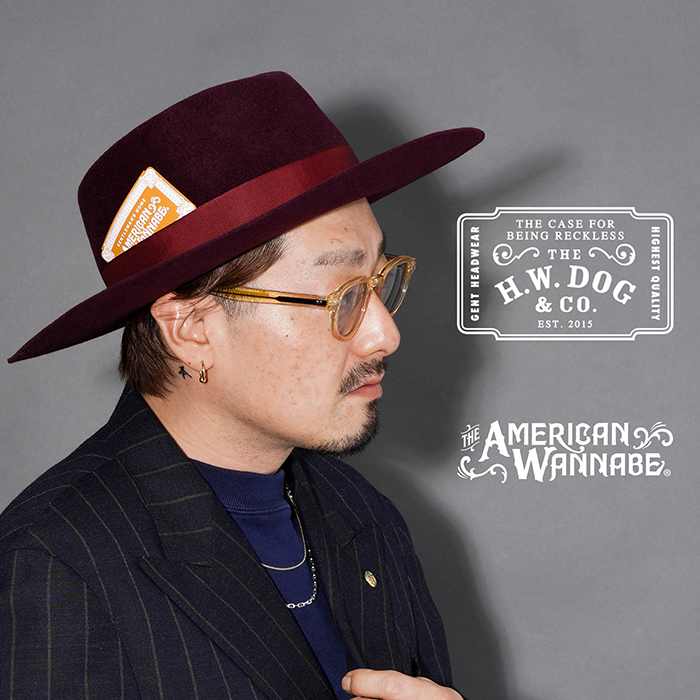 LIMITED ITEM】THE H.W.DOG&CO×AMERICAN WANNABE「RABBIT VELOUR