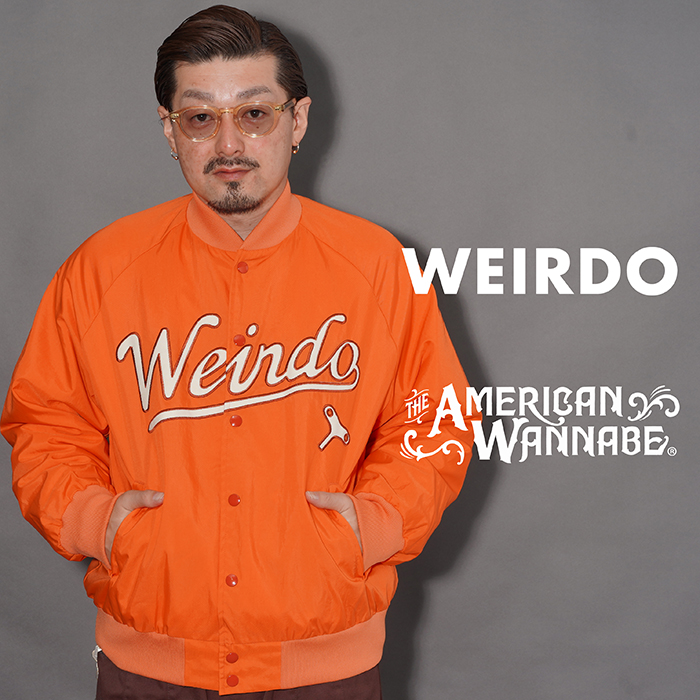 LIMITED ITEM】WEIRDO×AMERICAN WANNABE「Weirdo - STADIUM JACKET