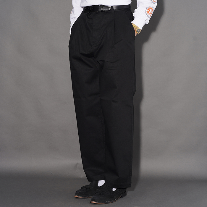 WRD6124 /WEIRDO/ウィアード「WIND UP - TACK EASY PANTS / BLACK