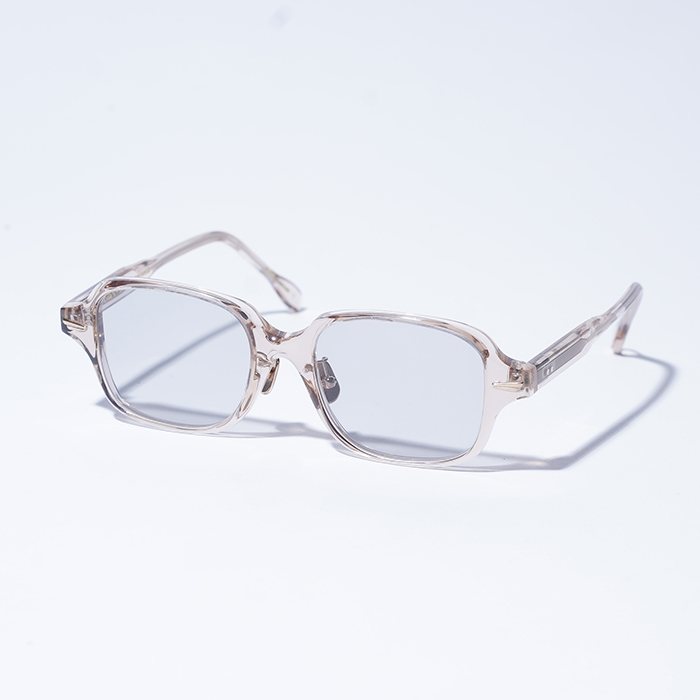 GROOVER SPECTACLES / グルーバー「ATAPE / 3.CLEAR BEIGE」アセテート製眼鏡