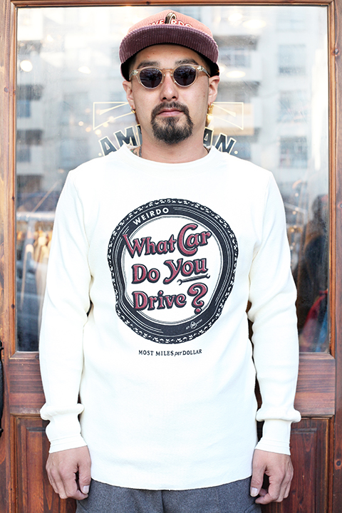 Weirdo ウィアード Non Skid L S T Shirts クルーネック L S Tee