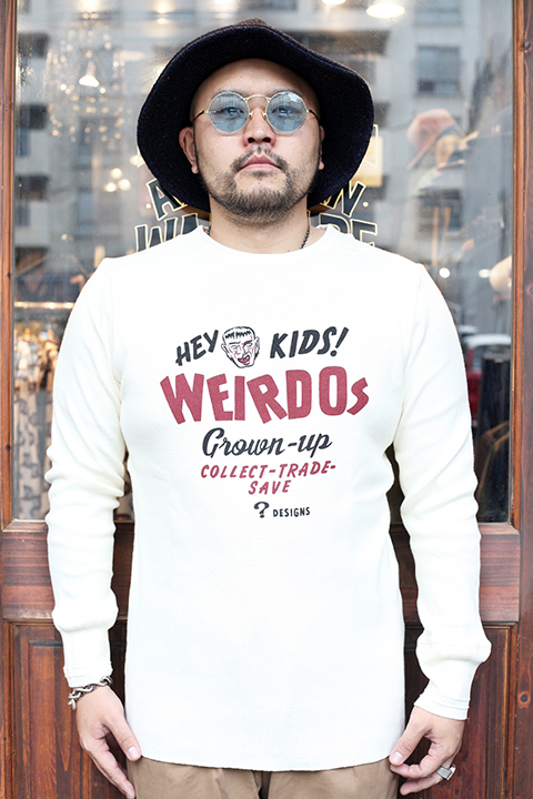 Weirdo ウィアード Hey Kids L S T Shirts クルーネックl Sティーシャツ