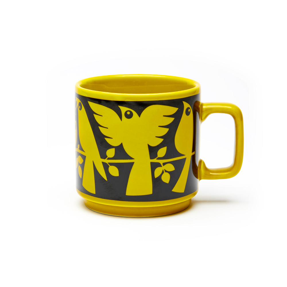 DETAIL ディテール / 「Magpie x HORNSEA Hornsea Mug  / Birds Chartreuse」マグカップ
