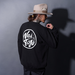 NASTOYS/ナストイズ「Circle Logo Crew Sweat / BLACK」クル...