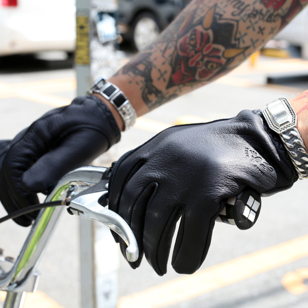 ランプグローブス　LAMP GLOVES SHORTY ブラックL Lamp gloves/ランプグローブス 「Deer Utility glove shorty