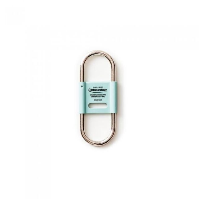 CANDY DESIGN & WORKS キャンディデザインアンドワークス / 「Delta "Mint gray / Nickel"」 カラビナキーリング