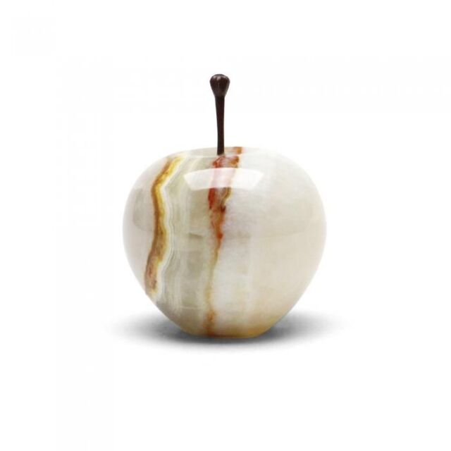 DETAIL ディテール / 「Marble Apple "Stripe / Small"」 マーブルストーンオブジェ