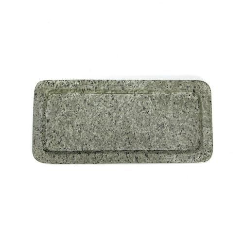 HERE ヒア / 「Spotted Rectangle Tray "Large / Beige"」 スチールトレイ