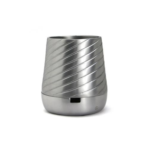 karin カリン / 「Alx Pot w / saucer "Diagonal"」 アルミ製植木鉢