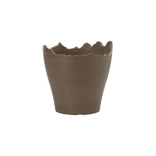 karin カリン / 「Plastic Pot Cliff No.4 "Khaki"」 4号植木鉢