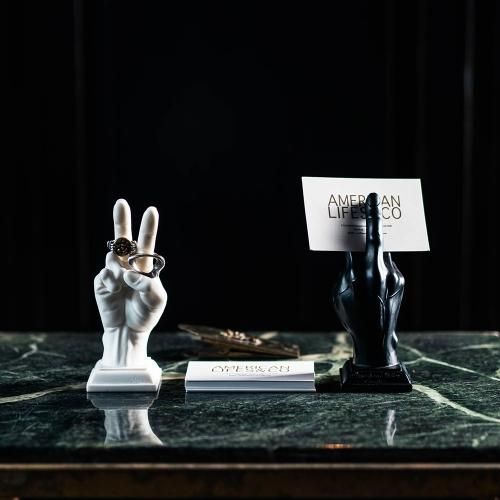 ALC アレク / 「Peace Sign Card Stand」 レジン製カードスタンド