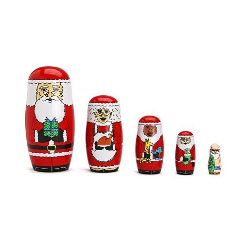 MIDORI KOMATSU ミドリコマツ / 「World Merry Christmas」 サンタマトリョーシカ