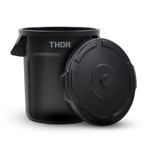 THOR ソー / 「Thor Round Container With Lid DC "38L / Black"」 ラウンドコンテナ