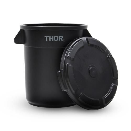 THOR ソー / 「Thor Round Container With Lid DC "23L / Black"」 ラウンドコンテナ