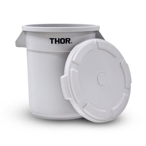 THOR ソー / 「Thor Round Container With Lid DC "23L / Light gray"」 ラウンドコンテナ