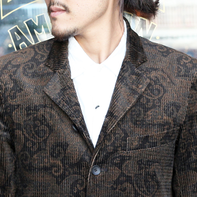 BLACK SIGN/ブラックサイン 「Paisley Cord Butler Jacket 