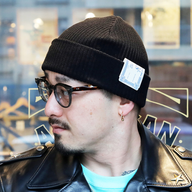 ニット帽 SSS (MIXED SS KNIT(ONESIZE BLACK): ニットキャップ ニット帽 SSS (MIXED SS KNIT(ONESIZE BLACK): ニットキャップ