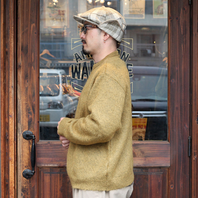 TROPHY CLOTHING/トロフィークロージング「MOHAIR KNIT CREW