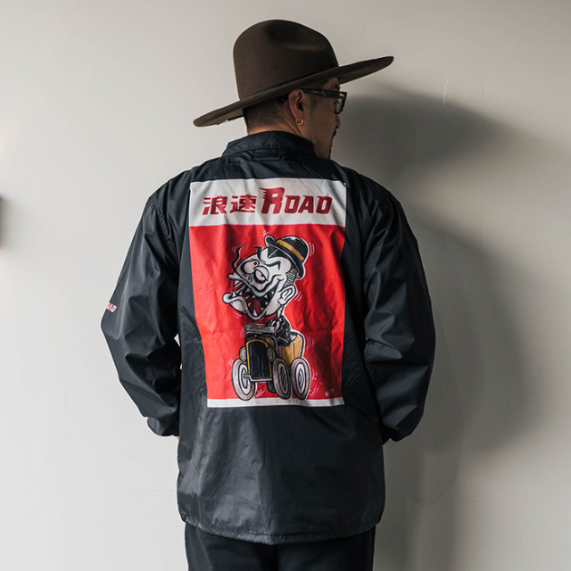 NASTOYS/ナストイズ「浪速ROAD COACH JACKET / BLACKE」コーチジャケット
