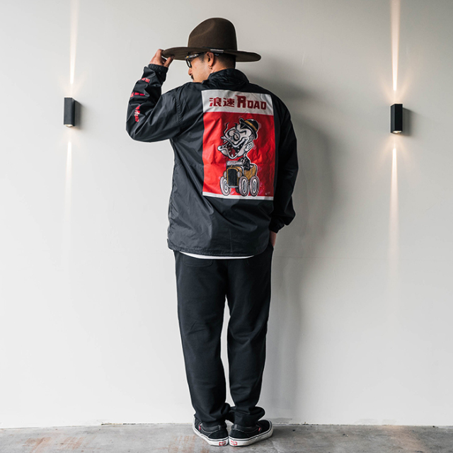 NASTOYS/ナストイズ「浪速ROAD COACH JACKET / BLACKE」コーチジャケット