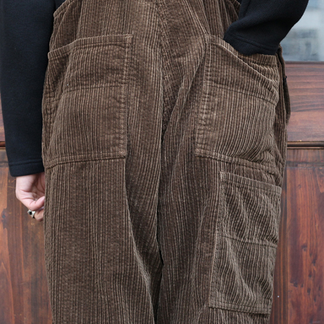 BLACK SIGN/ブラックサイン「Random Cord Delta Apron Over-Alls