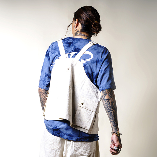 NASTOYS/ナストイズ「Cotton Linen Hunting Vest」コットンリネン 