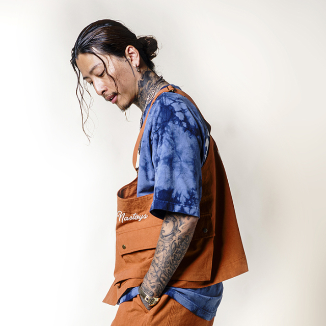 NASTOYS/ナストイズ「Cotton Linen Hunting Vest」コットンリネン 