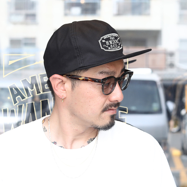 THE H.W.DOG&CO/ザエイチダブリュードッグアンドコー「TRUCKER CAP 23SS / BLACK」トラッカーキャップ