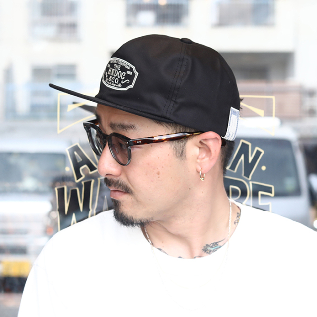 THE H.W.DOG&CO/ザエイチダブリュードッグアンドコー「TRUCKER CAP 23SS / BLACK」トラッカーキャップ