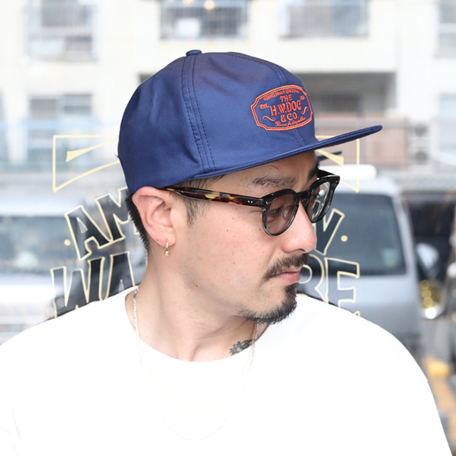 THE H.W.DOG&CO/ザエイチダブリュードッグアンドコー「TRUCKER CAP 23SS / BLUE」トラッカーキャップ