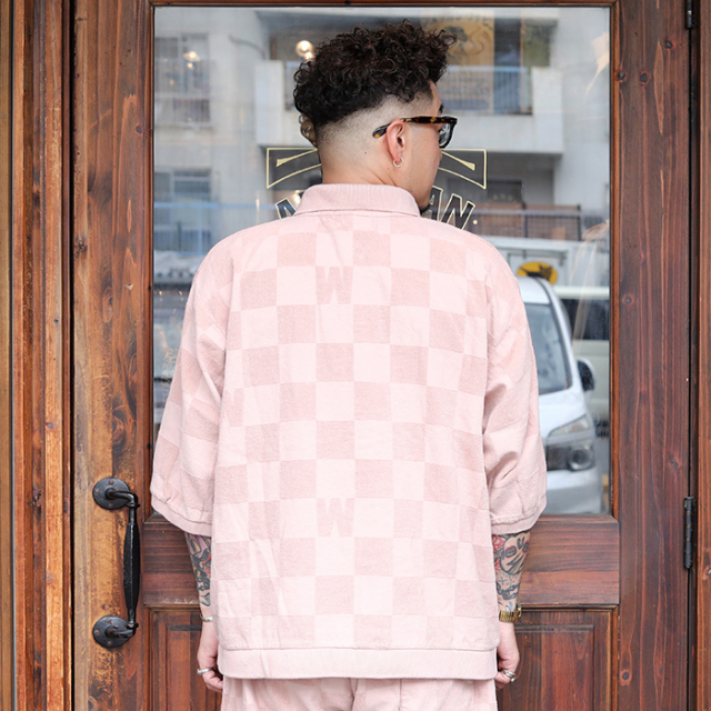 WEIRDO/ウィアード「CHECKER - H/S PILE POLO SHIRTS」チェッカー柄 