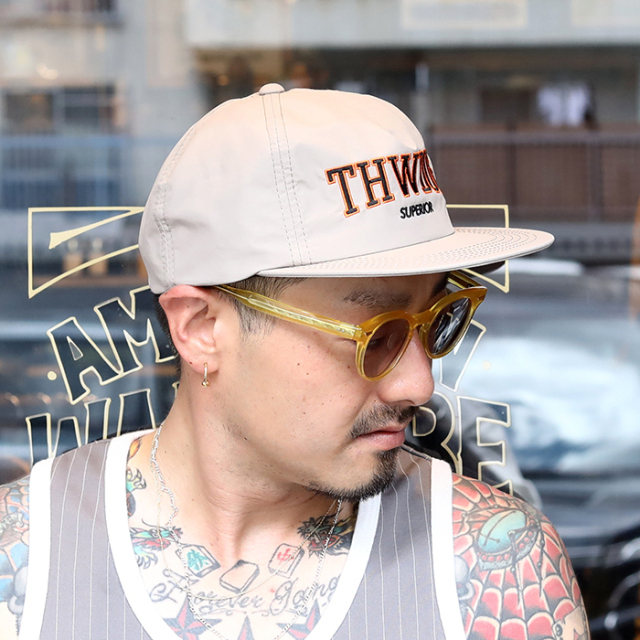 THE H.W.DOG&CO/ザエイチダブリュードッグアンドコー「MKATE CAP / GRAY」ナイロンキャップ