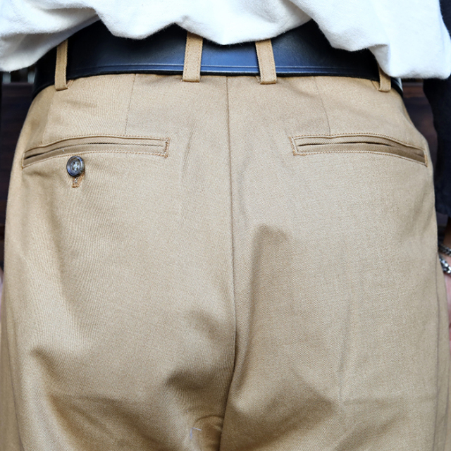 NORTH NO NAME/ノースノーネーム「TWO TUCK TROUSERS