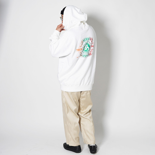 AWCB-240402 /「TRADE MARK CREW SWEAT / WHITE」クルーネック