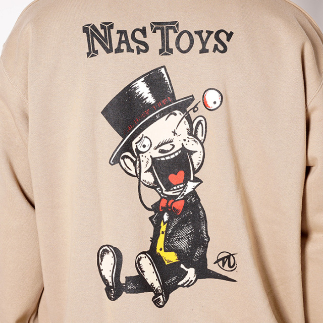 断捨離価格　NASTOPIA CREW SWEAT NTCB-240402 /「Nasty Toys CREW SWEAT / BEIGE」クルーネック