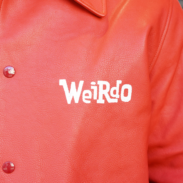 Weirdo 数原龍友着用　ウィアード　シャツジャケット　オレンジ 楽天市場】WEIRDO×AMERICAN WANNABE /「WIND UP - AWARD JACKET