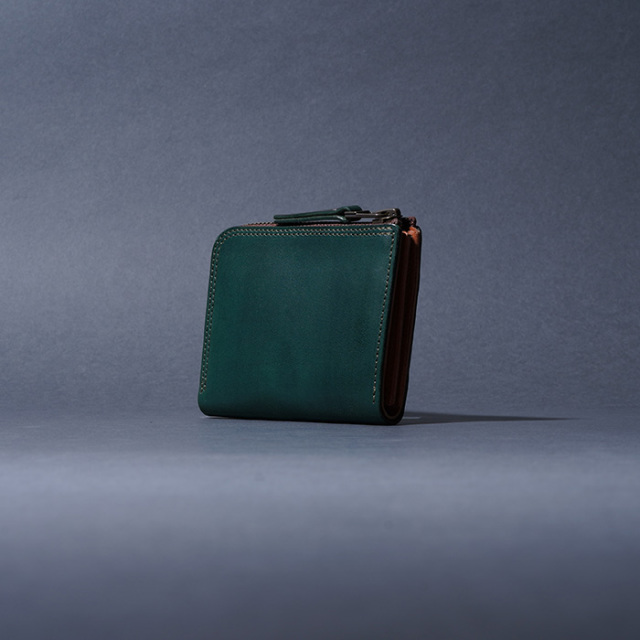 MOTO / モト「FW4 CROCODILE×BELGIUM TAN LEATHER COMPACT ZIP