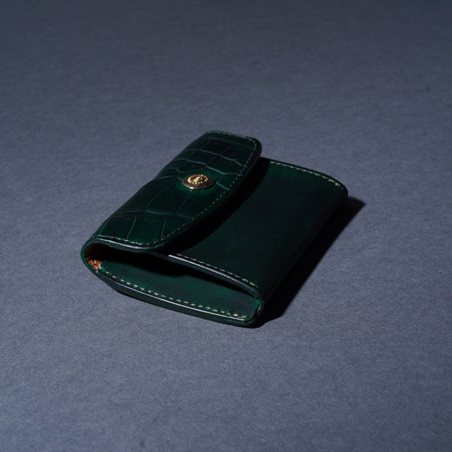 MOTO / モト「C3 CROCODILE×BELGIUM CASE LEATHER CARD CASE
