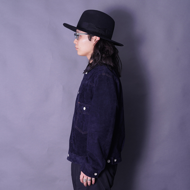 MOTOR / モーター「WASHABLE HORSE ROUGH OUT JACKET / RIGID BLUE