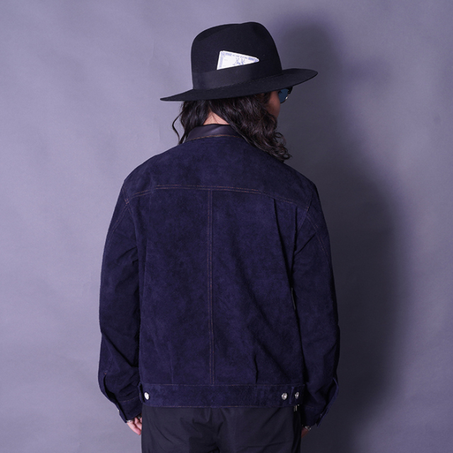MOTOR / モーター「WASHABLE HORSE ROUGH OUT JACKET / RIGID BLUE