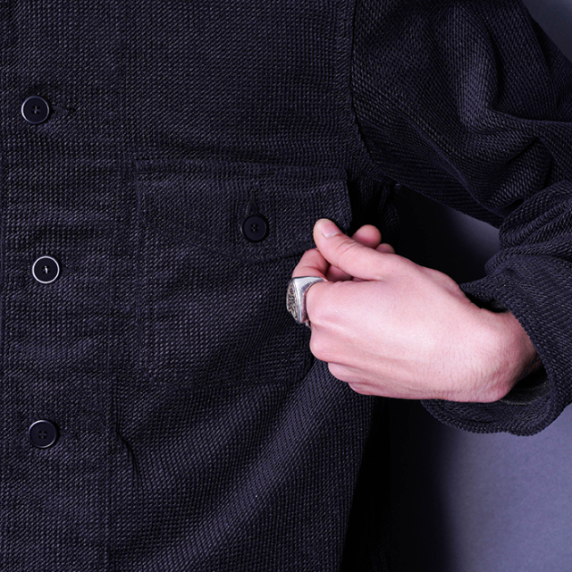 BSFJ-25410 /「Ripple Cord Aim Jacket / Deep Sea Navy」リプルコード