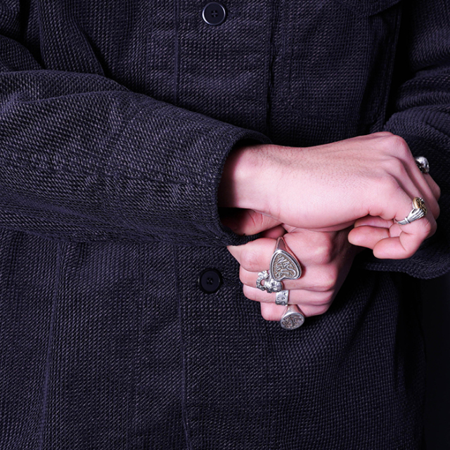 BSFJ-25410 /「Ripple Cord Aim Jacket / Deep Sea Navy」リプルコード