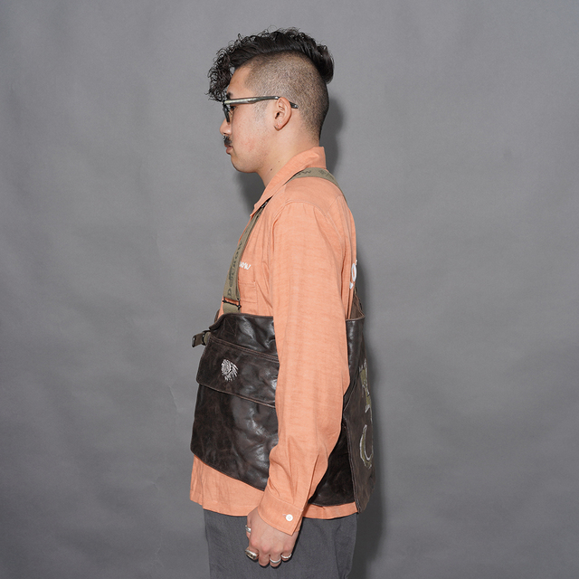 OC6102 /「Spirit of 101 - LEATHER TOOL VEST / BLACK」ホースハイド